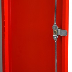 Szafa ubraniowa Metalkas TG-1MSU-ECO z czerwonymi drzwiami - 8